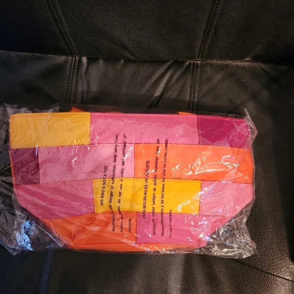 NEW Lean Cuisine Susan G Komen Insulated Lunch Tote Bag Yellow Pink Orange - Picture 2 of 4